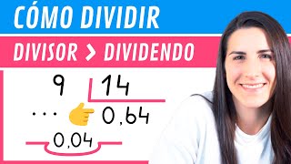 DIVISIONES con Divisor MAYOR que el Dividendo 🏅 Aprende a Dividir [upl. by Hyatt]