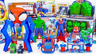 Marvel Spiderman Collection Unboxing Review LEGO Team Spidey Spidey WebSpinners Web Quarters ASMR [upl. by Sundberg]