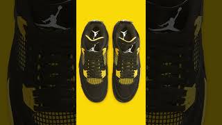 Correct Sizing  Air Jordan 4 “Thunder”  Review and Sizing Info [upl. by Krischer504]