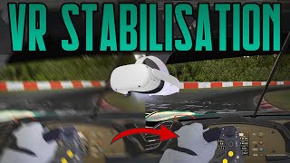 How to Stabilise Stabilize VR footage in real time Oculus Mirror  iRacingOfficial [upl. by Tychon]