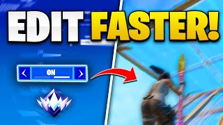 5 Best Ways To Edit Faster In Fortnite Console amp PC [upl. by Redvers]