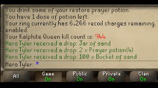 OSRS  Jar of Sand Drop  D Chain RNG [upl. by Aron]