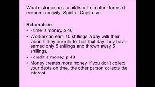 Webers Spirit of Capitalism [upl. by Annaoj]