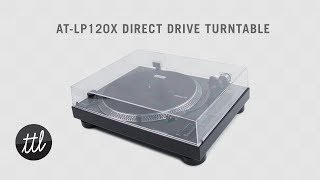 AudioTechnica ATLP120X Turntable Overview  Setup Guide [upl. by Heyer]