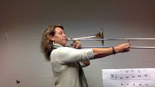 Trombone First 5 Notes [upl. by Durwin]