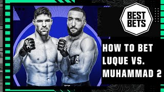 How to bet Vicente Luque vs Belal Muhammad 2  ESPN MMA [upl. by Pentheam643]