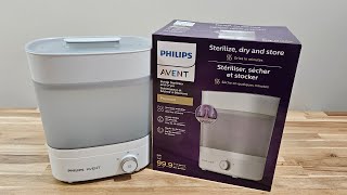 Philips Avent Bottle Sterilizer And Dryer  Review amp Tutorial [upl. by Gruver]