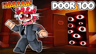 I Survived ALL 100 DOORS in Roblox [upl. by Valdas30]