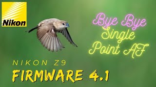 Nikon Z9 firmware 41 update Bye bye single point AF [upl. by Schram]