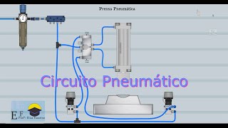 Circuito Pneumático de uma Prensa [upl. by Alrick]