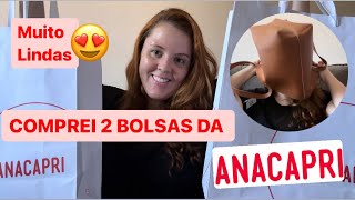 COMPREI DUAS BOLSA DA ANACAPRI  MUITO LINDAS [upl. by Medardas]