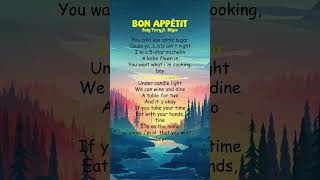 Katy Perry ft Migos  Bon Appétit Lyrics shorts [upl. by Ahsinnor]