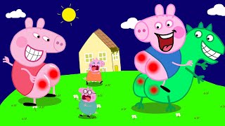 Zombie Apocalypse Zombies Appear At The Forest  Peppa Pig Funny Animation [upl. by Enyaj]