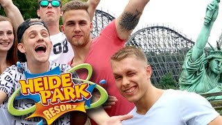 HEIDE PARK  Eiqus Rollercoaster Review [upl. by Assirroc]