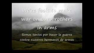 Dire Straits  Brothers in Arms lyrics  traducción en español [upl. by Nylssej960]