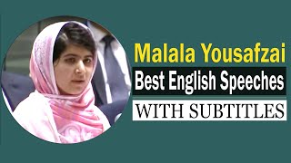 Malala Yousafzai addresses To United Nations  12 July 2013  Best English Speeches with Subtitles [upl. by Nashbar]