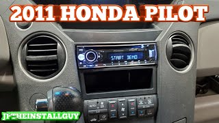 2011 HONDA PILOT RADIO REMOVAL [upl. by Anib135]