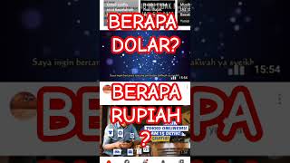 BERAPA DOLAR BERAPA RUPIAH [upl. by Otina]