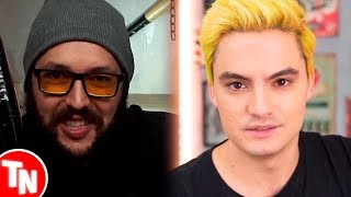 Cauê Moura se irrita com fãs de Kpop Felipe Neto explica porque parou com Stories [upl. by Llemij619]