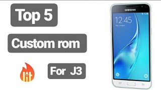 Top 5 custom rom for J3  Custom rom j3 2016 [upl. by Renraw477]