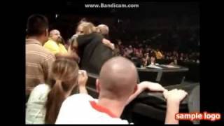 WWE Crazy Fan jumps into ring [upl. by Asirap]