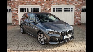 2020 BMW 225XE ACTIVE TOURER M SPORT 15 AUTOMATIC FOR SALE IN MINERAL GREY METALLIC [upl. by Rick]