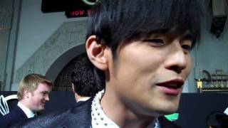 Jay Chou at the quotGreen Hornetquot premiere [upl. by Luana]