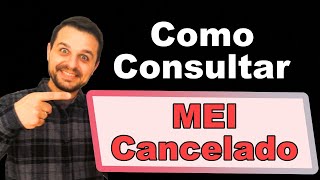 Como Consultar MEI Cancelado 3 FORMAS de saber se o CNPJ MEI está baixado [upl. by Johnsson]