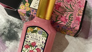 Unboxing Gucci Flora Gorgeous Gardenia perfume [upl. by Idnod961]