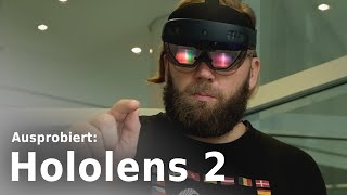 Microsoft Hololens 2 im Test  Ausprobiert [upl. by Acireit]