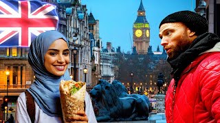 Londons Middle Eastern Food At Night Inside The Arabic Capital Of England [upl. by Premer]