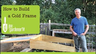 How to Build a Simple Cold Frame [upl. by Enairb]