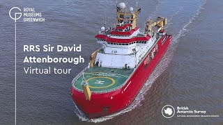 RRS Sir David Attenborough Virtual Tour [upl. by Nauqan]