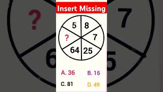 IQ test reasoning aptitude intelligent puzzle riddle analogy quiz shorts maths [upl. by Conlen279]