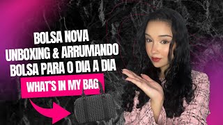 BOLSA COLCCI  Unboxing e arrumando minha bolsa para o dia a dia what’s in my bag [upl. by Hiller352]