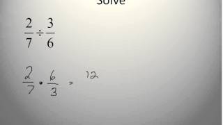 Division of Fractions Simplifying Math [upl. by Ariaes]