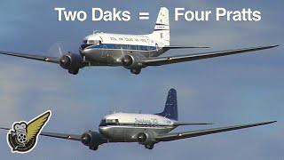 Two Douglas DC3 Dakotas [upl. by Godiva]