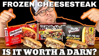 Frozen Cheese Steak on the Griddle  How to Cook It and Is it Worth it [upl. by Parshall]