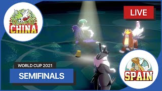 Zhu Wei 🇨🇳 vs Víctor Medina 🇪🇸  Semifinals  2021 World Cup of Pokémon VGC [upl. by Castorina]