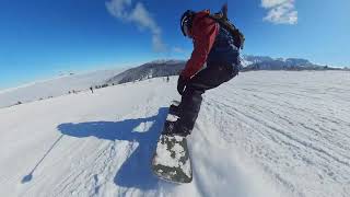 Snowboarding Bansko Ski Resort January 2023 [upl. by Llertal901]