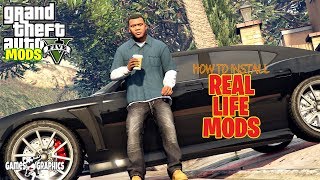 How to Install Real Life Mod 2 2020 GTA 5 MODS [upl. by Schaefer]