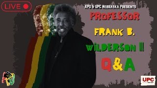 Frank B Wilderson APU x UPC event [upl. by Ahtibat]