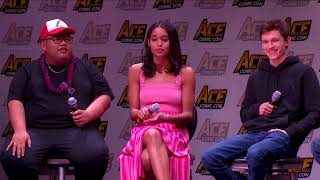 SpiderMan Homecoming Panel wTom Holland Laura Harrier amp Jacob Batalon  ACE Comic Con AZ [upl. by Northway]