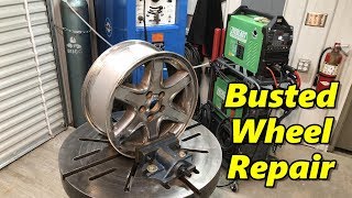 SNS 239 Aluminum Wheel Repair [upl. by Dnalevelc]