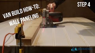 How to Install Van Wall Paneling  Van Build Step 4 [upl. by Neibart625]