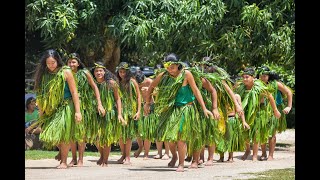 Traditional Polynesian dance  MANGAREVA ISLAND French Polynesia [upl. by Dalila860]