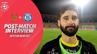 Hyderabad FCs Nestor Benitez on the result against Jamshedpur FC  Hero ISL 201920 [upl. by Einotna]