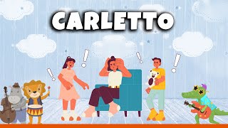 CARLETTO  Canzone per bambini Karaoke con testo [upl. by Anicul]