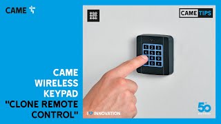 🔷 🔶 CAME Wireless Keypad – Clone Remote Control 🔶 🔷 [upl. by Anerdna]