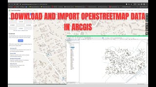 Download Open street map and create distance to road map using ArcGIS [upl. by Adniled]